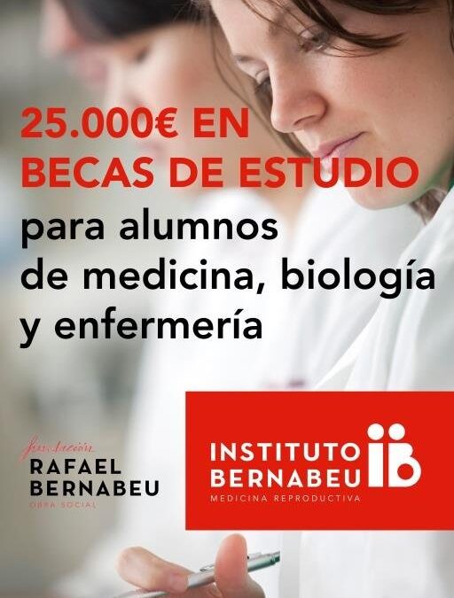 La Fundación del Instituto Bernabeu concederá este jueves cinco becas a estudiantes de Medicina, Biología y Enfermería