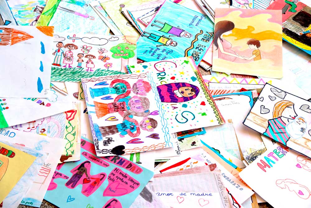 Más de 300 trabajos se presentan al VII Concurso Infantil de dibujos sobre la Maternidad de la Fundación Rafael Bernabeu