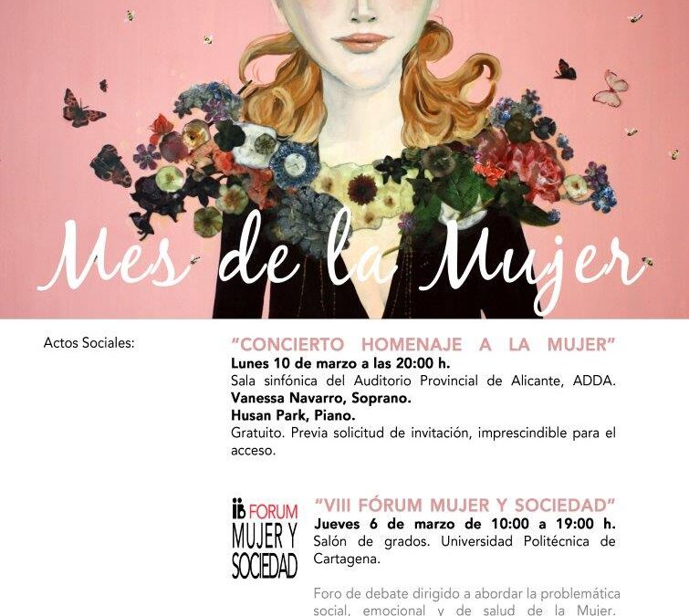 Marzo: mes de la mujer. Actos sociales organizados por nuestra Fundación